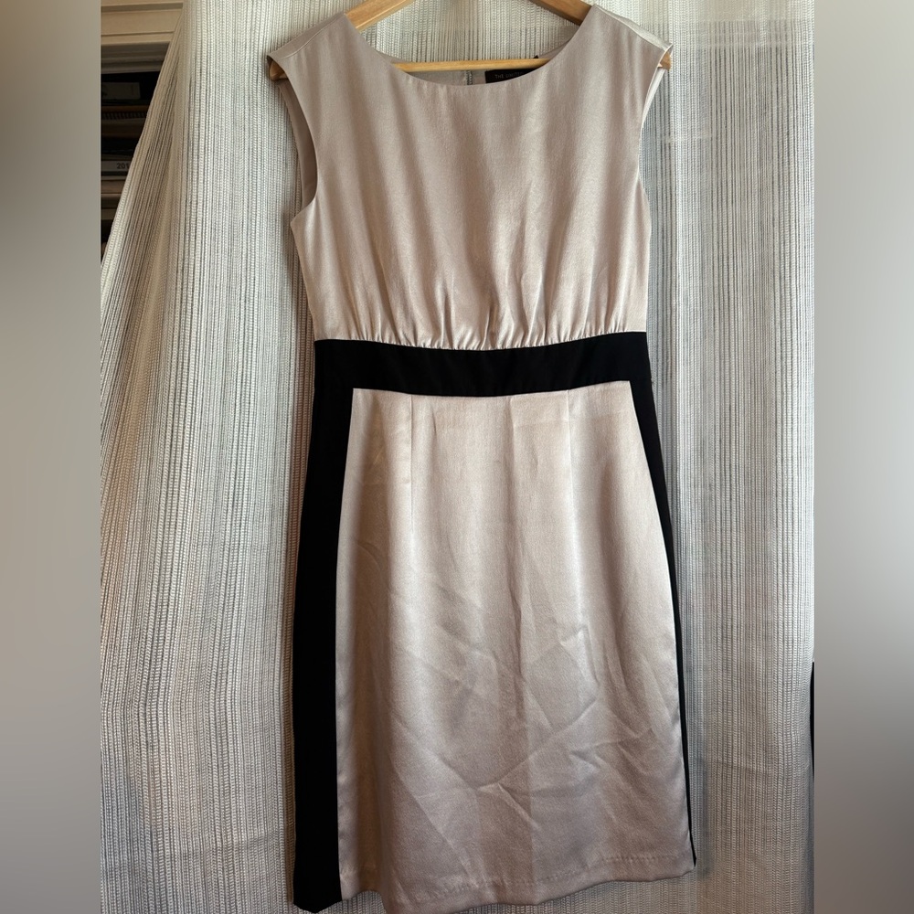 NEW The Limited Cream and Black Sheath Dress